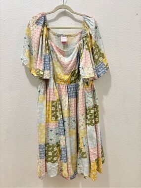 Disney Box Lunch Princess Patchwork Smocked Dress Size 4